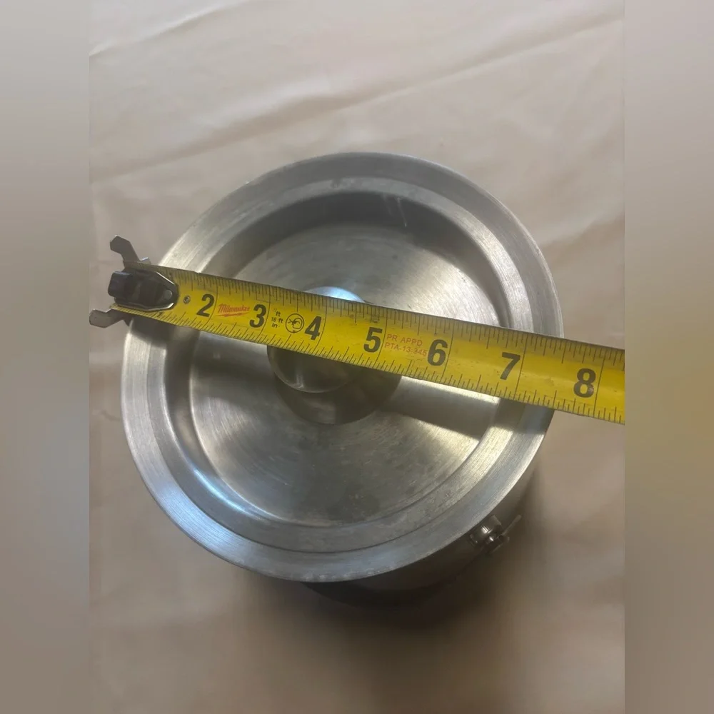 Stainless Steel Ice Bucket With Handle‎ And Lid 7” Tall
